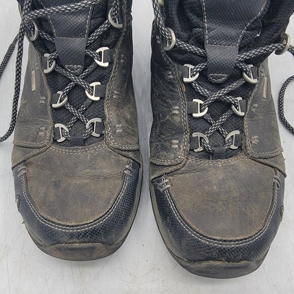 Ahnu Montara Womens 8 Brown Waterproof Hiking Boots Vibram Soles Hiking Camping - Picture 10 of 13